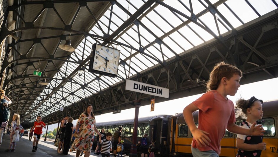 On the platform