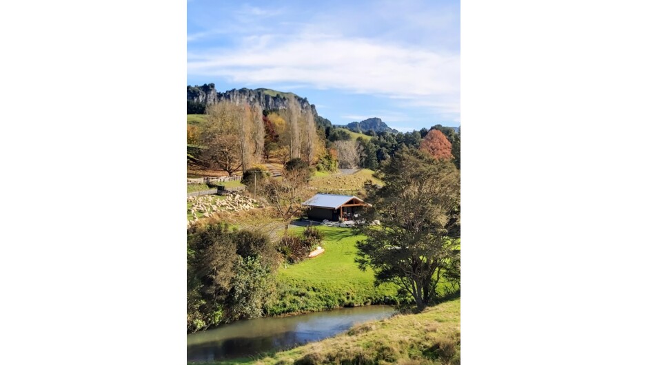 Set on our family farm beneath towering Hobbit Bluffs and a river abundant with year round trout.