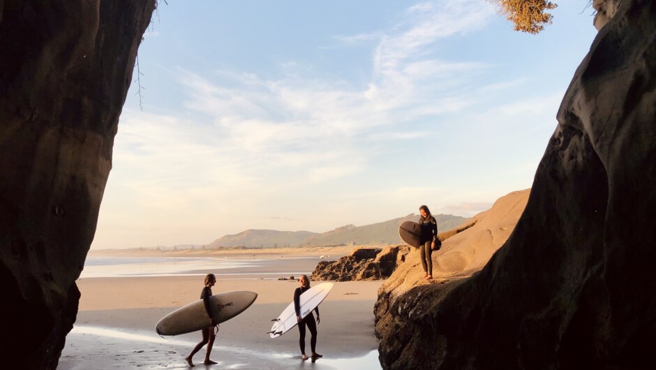Sunset session on the West Coast