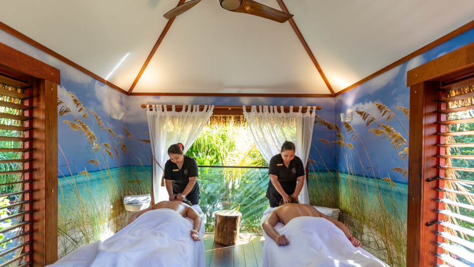 Escape together in our spectacular treetop therapy rooms, designed for two and surrounded by the beauty of our treetops. Recently voted the World’s Most Beautiful Day Spa, a unique experience you won’t find anywhere else in New Zealand.