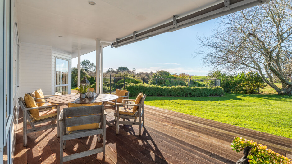 Patio with BBQ