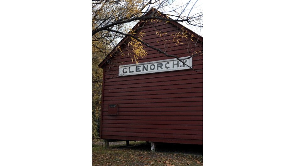 The historic red shed at Glenorchy, near Queenstown