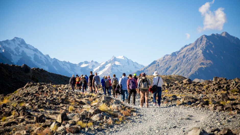 Walk to Glacier Explorers