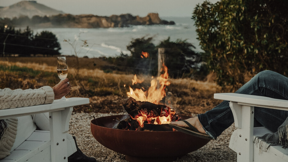 The Longhouse around the firepit