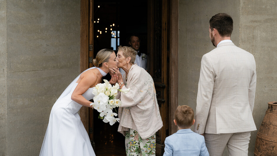 Special candid moment between one of our brides &amp; her grandmother