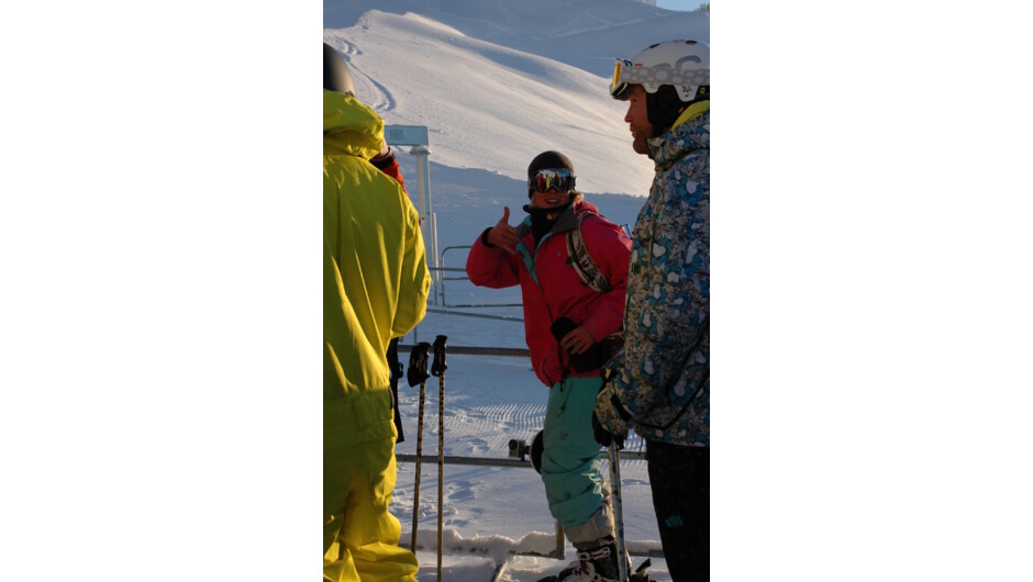 TC Thumbs up - Treble Cone is a locals favourite.