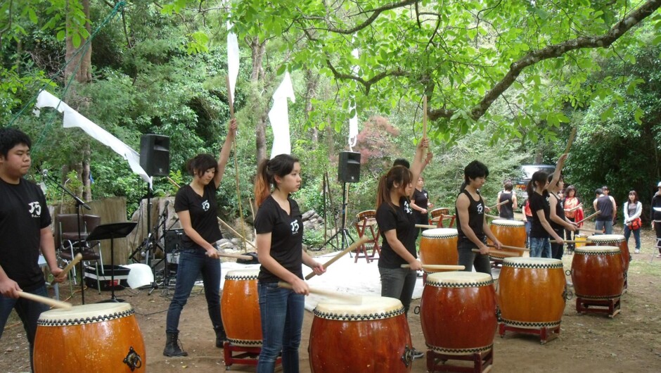 We host The Drum Festival. Takumi Japanese Drum Group are one of the many group to perform and are always a highlight. We also host private functions and music festivals.