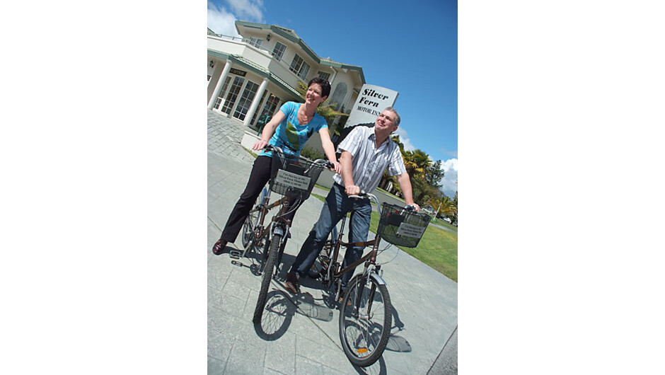 Silver Fern Accommodation & Spa offers free bicycle hire to their guests so they can get out and get some fresh air, and explore Rotorua by bike.