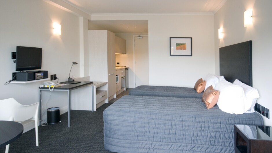 Studio Apartment - twin beds