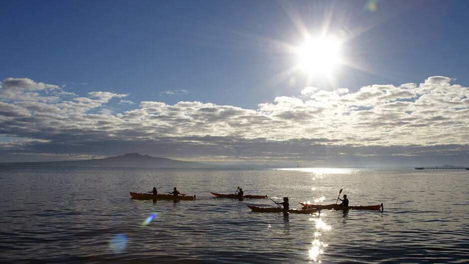 Day sea kayak tour with Auckland Sea Kayaks