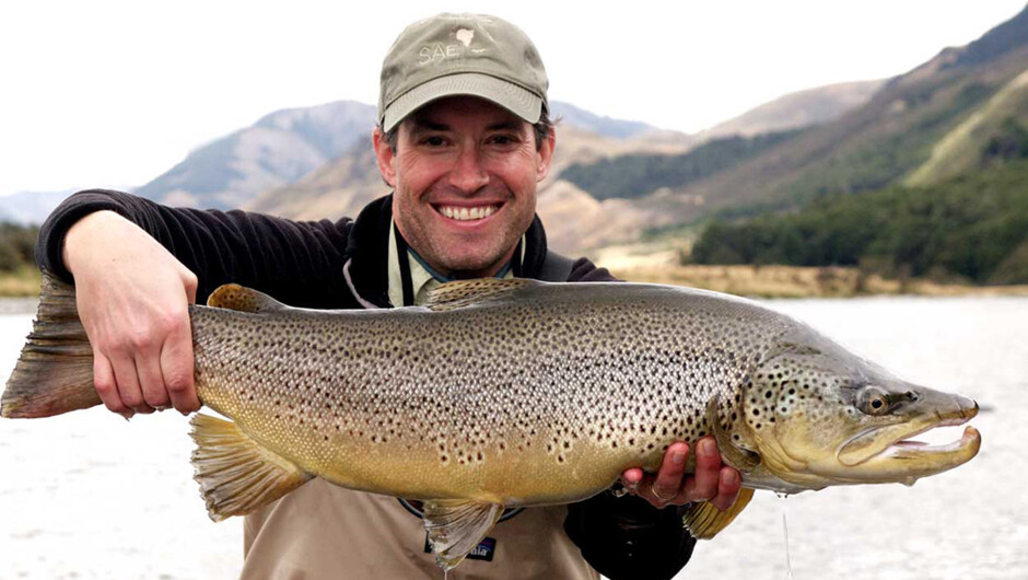 A stunning ten pound plus brown trout.