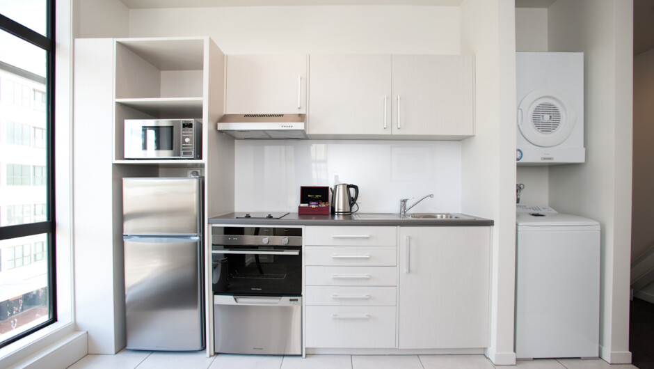 Fully self-contained kitchen facility - One Bedroom Apartment