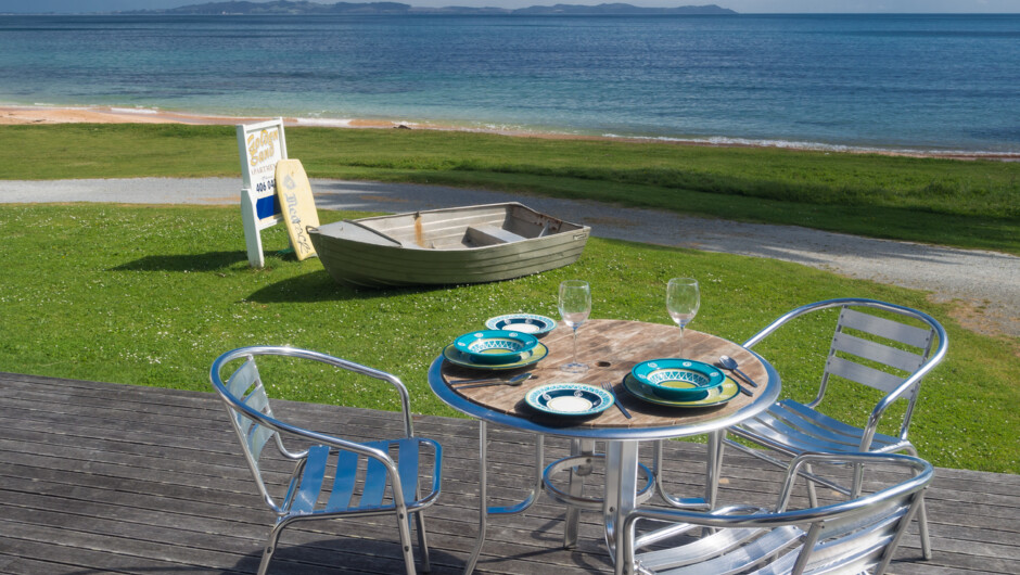 パシフィック・ブルー・アパートメントからの眺め