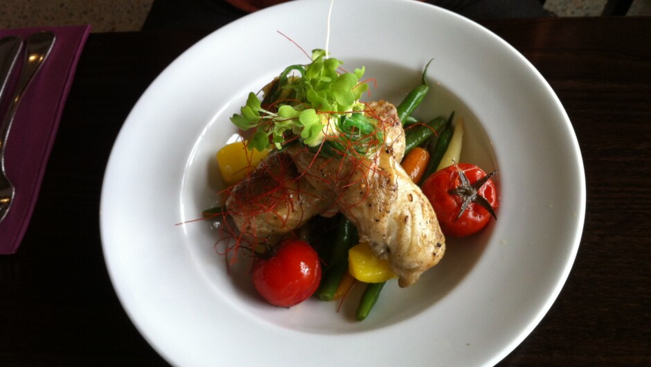 Delicious lunches at Plume Vineyard Restaurant