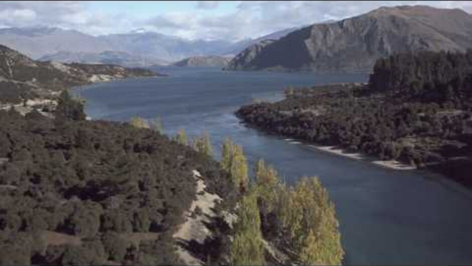 Mountain biking Deans Bank Lake Wanaka, New Zealand.mov