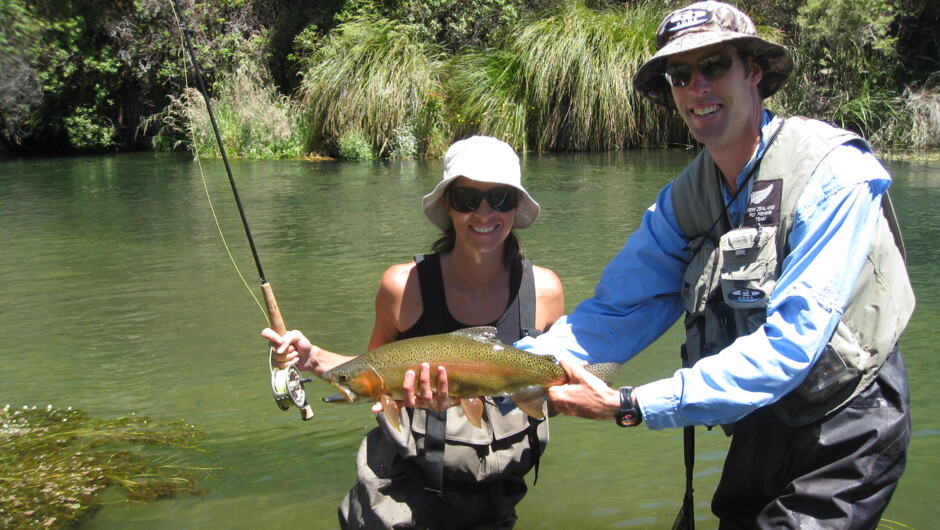 Never tried fly fishing before. We have guides with lots of experience with beginners.