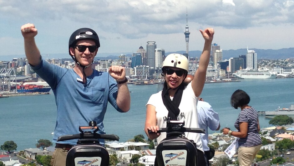 セグウェイで丘の頂上へ