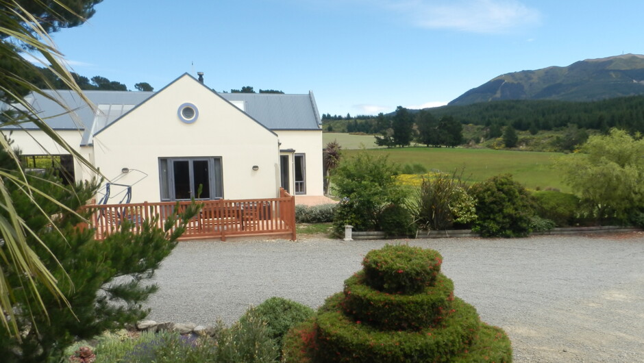 グレー山が見えます