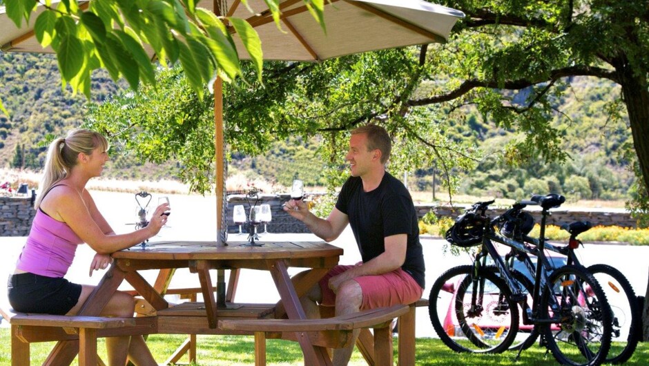 Wine Tasting in the Gibbston Valley.