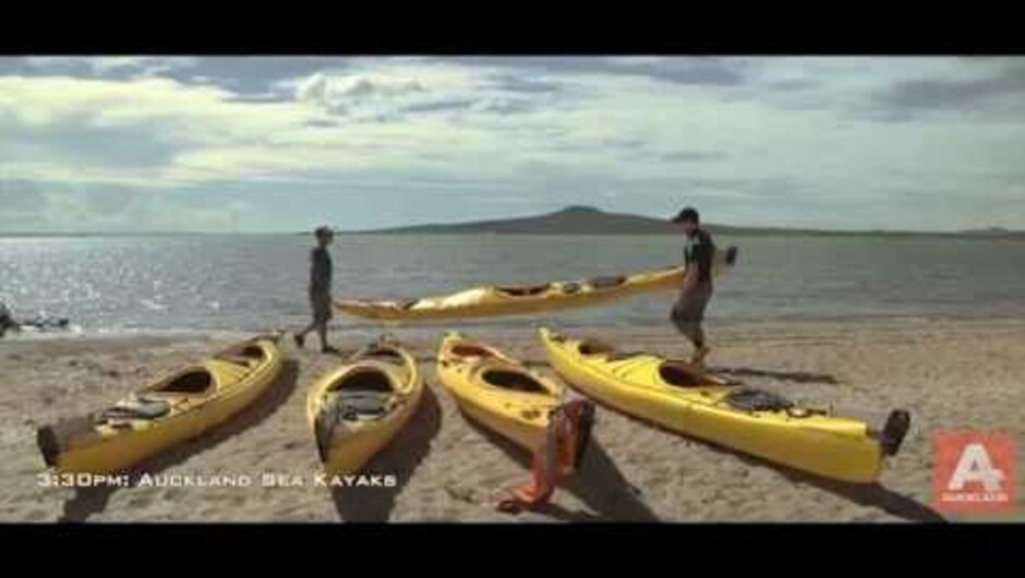 Sunset Sea Kayak tour to Rangitoto Island, Auckland, New Zealand