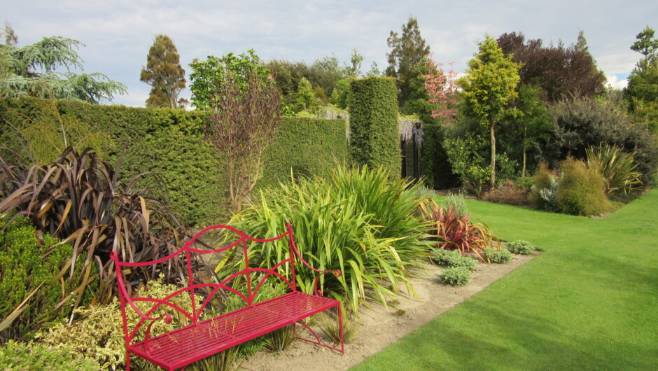 New Zealand Border in the Broadfield Landscape Garden