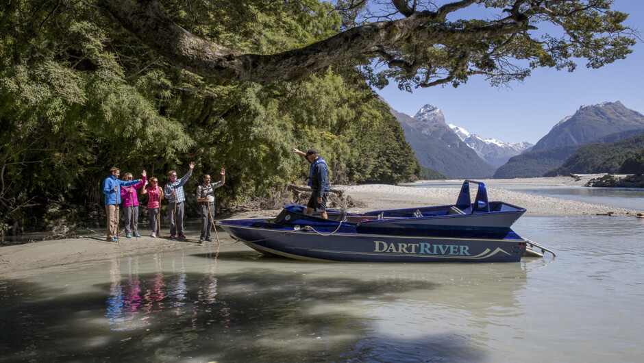 Absolute Wilderness - Dart River jet boat to start your trip