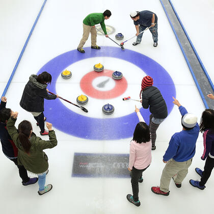 Curling is a great group activity for all ages and abilities.