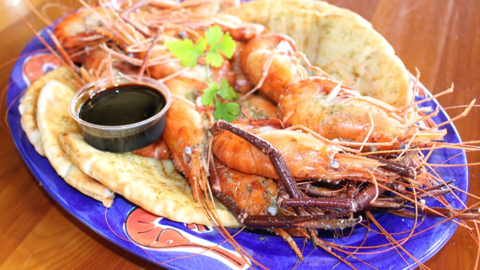 フカ・プローン・パークで飼育されたプローンを使った美味しい料理