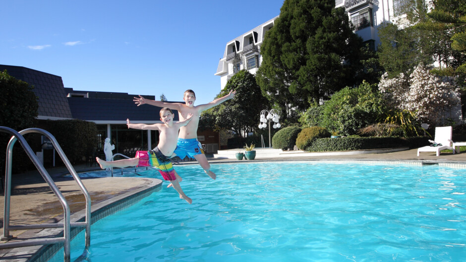 Family fun at Distinction Rotorua Hotel.