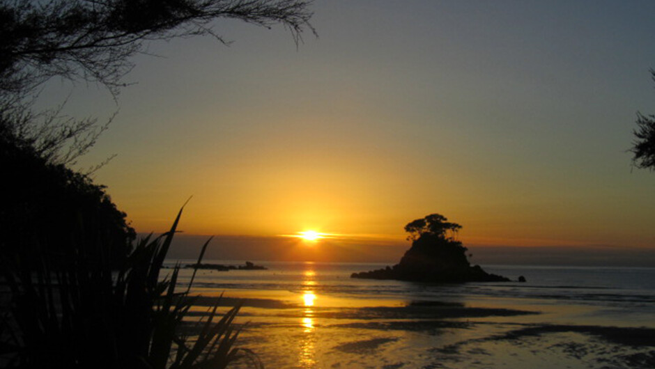 Sunrise at Abel Tasman