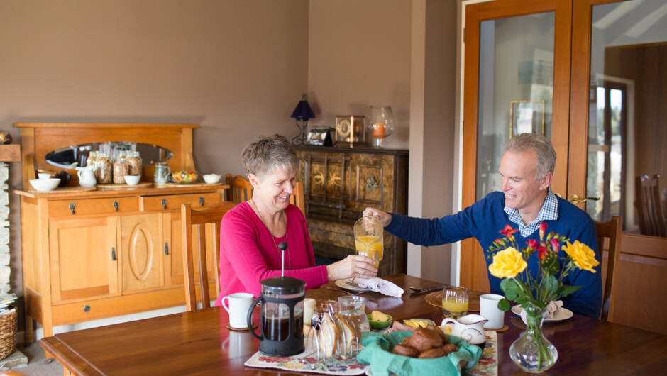 Enjoy a delicious leisurely breakfast buffet.