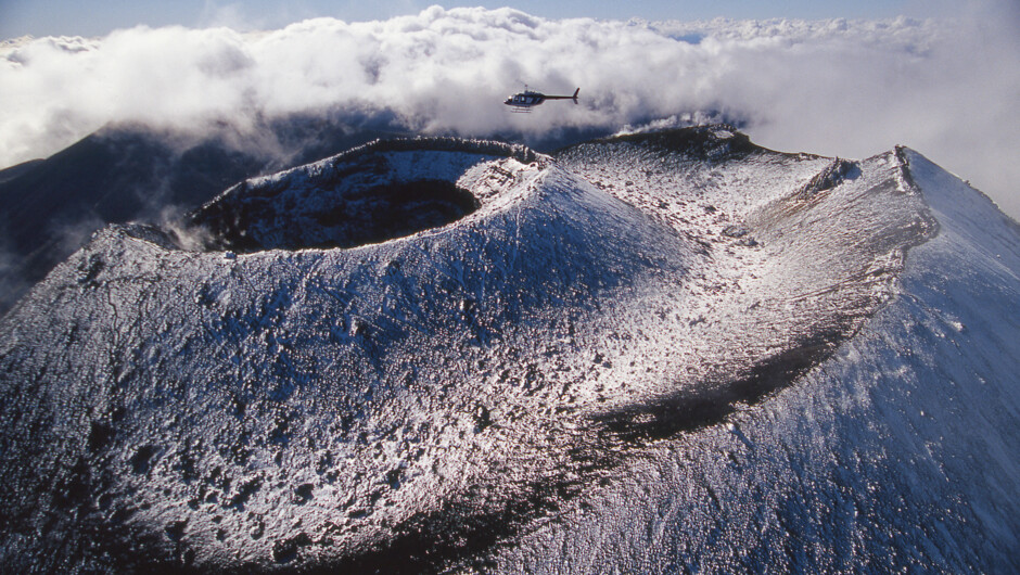Helicopter Rides Over Mt. Ngauruhoe