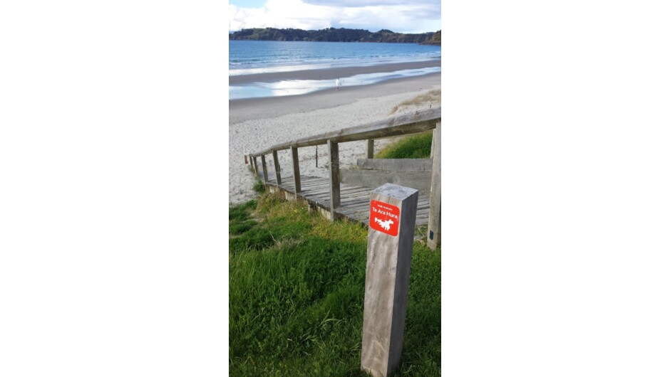 Onetangi beach track