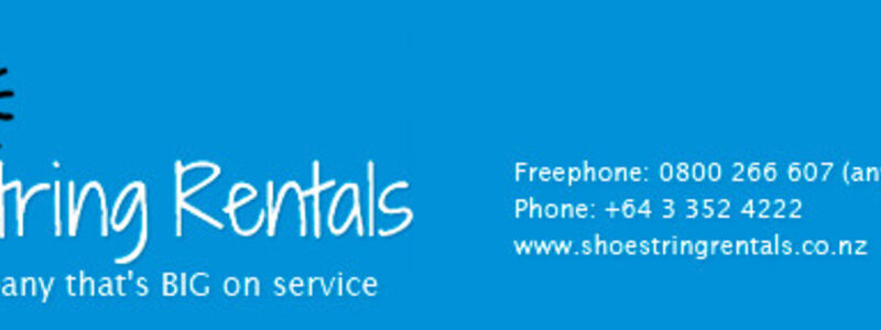 Logo: Shoestring Rentals (NZ)