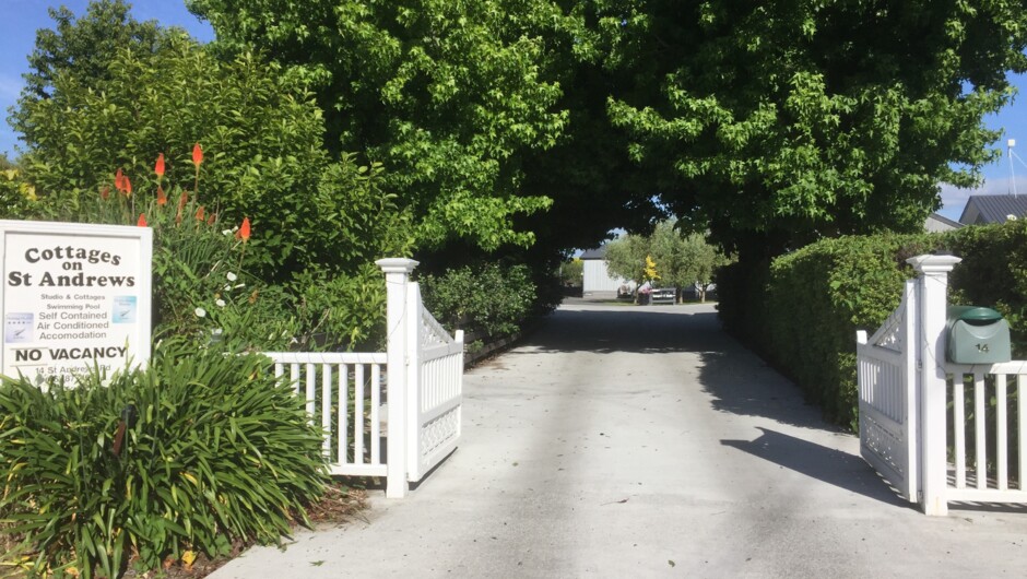Entrance to Cottages