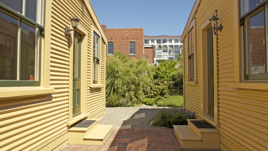 Two heritage cottages in Wellington City