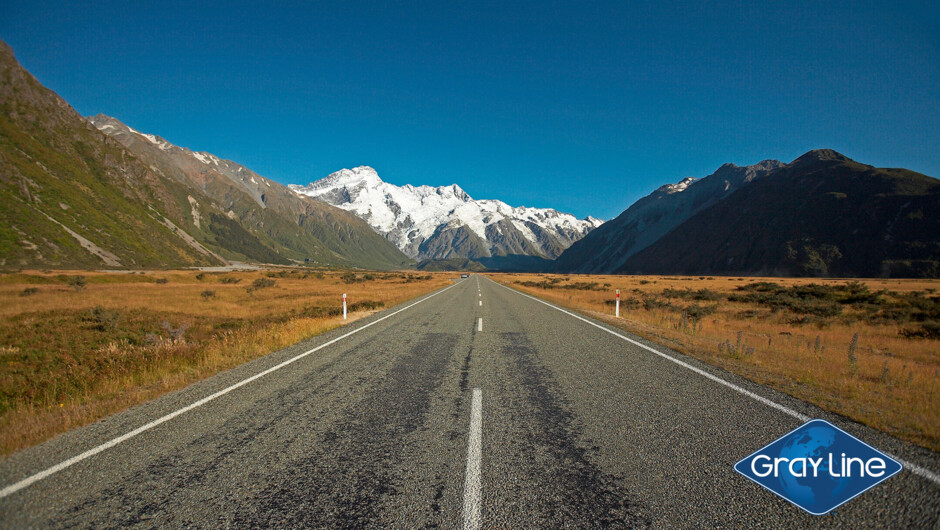 Gray Line Mount Cook Road