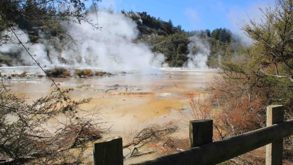 Explore the hidden valley of Orakei Korako Geothermal Park