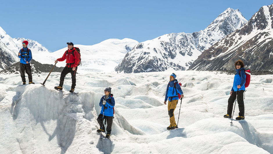 The Adventurer: Tasman Glacier Heli Hike.