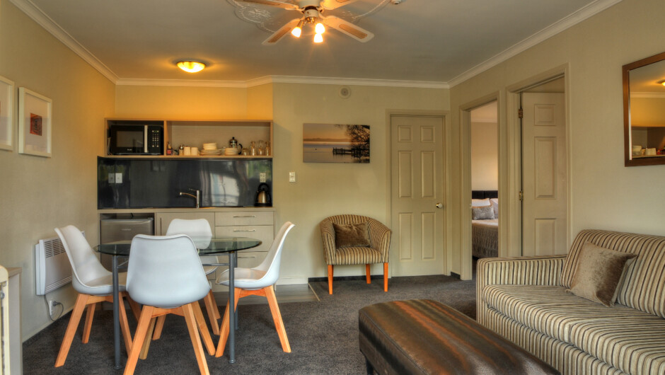 Two bedroom motel suite in Rotorua at Silver Fern Accommodation & Spa.