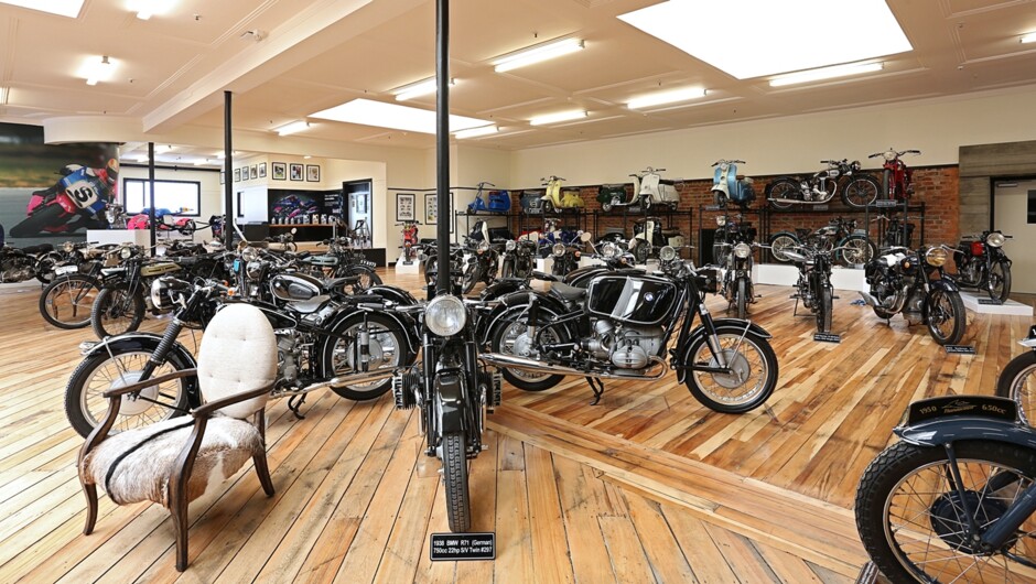 Housed in two sympathetically-restored period buildings in Invercargill's CBD, Classic Motorcycle Mecca encourages guests to ride into yesterday.