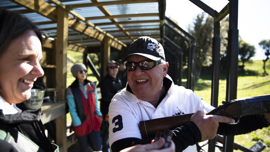 Shooting with the crew at LoadedNZ is a great day out for everyone.
