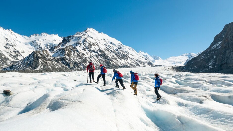Explore the alpine wonders of Aoraki / Mt Cook National Park and the Tasman Glacier