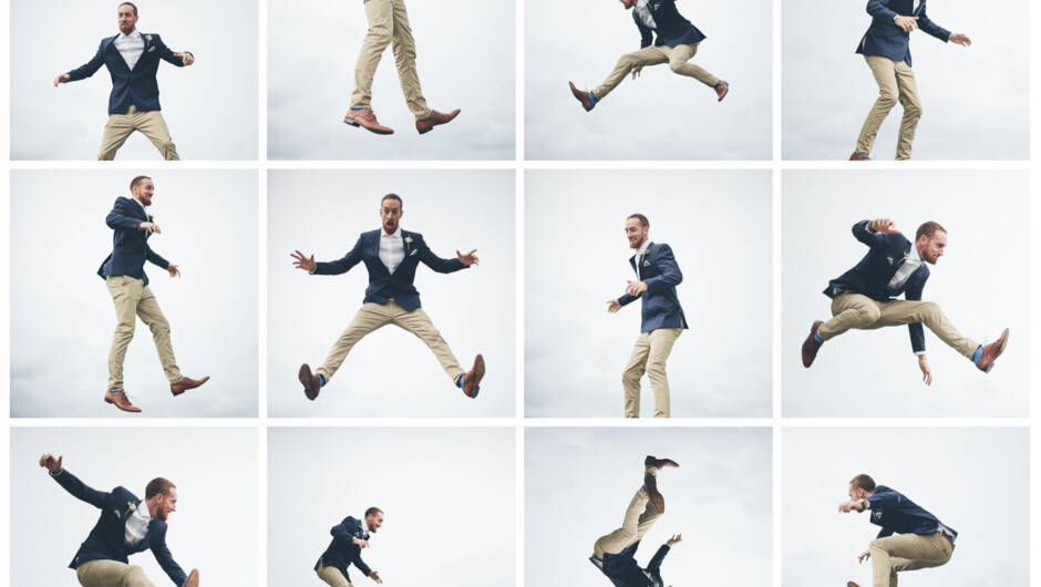 Original wedding photos around Queenstown