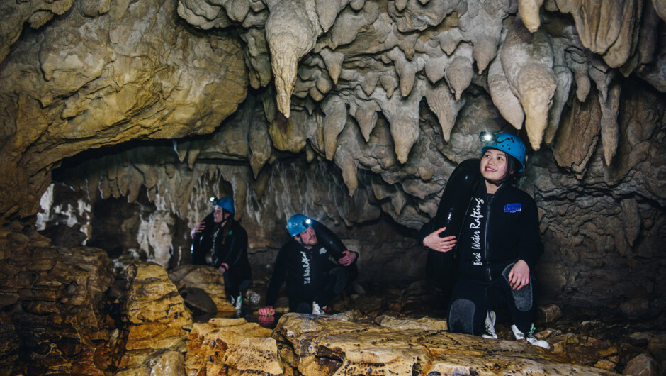 Explore a subterranean underworld with your mates on a Black Labyrinth tour.