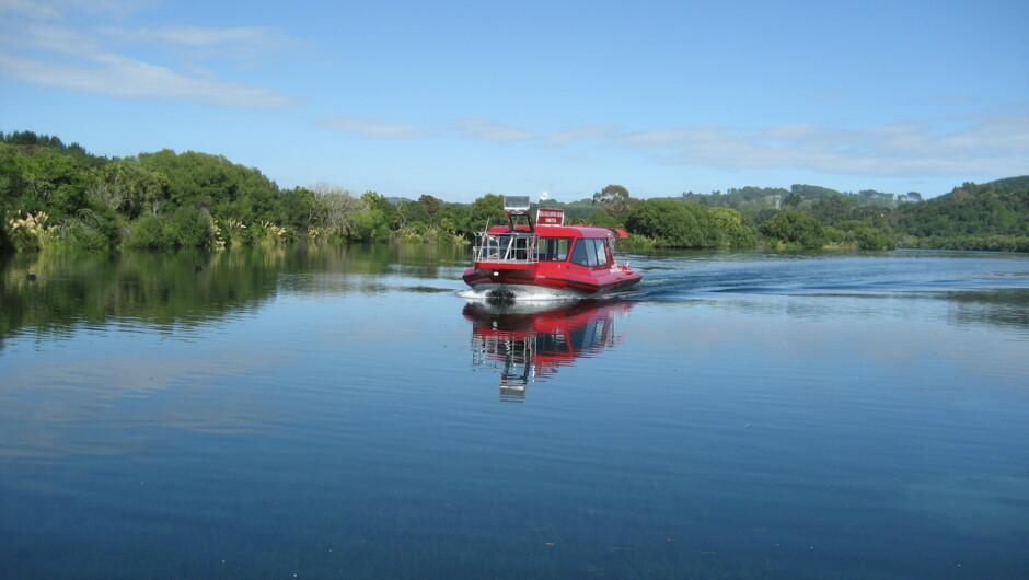Our purpose built river boat glides along the Waikato River to Huka Falls - the perfect activity for the whole family