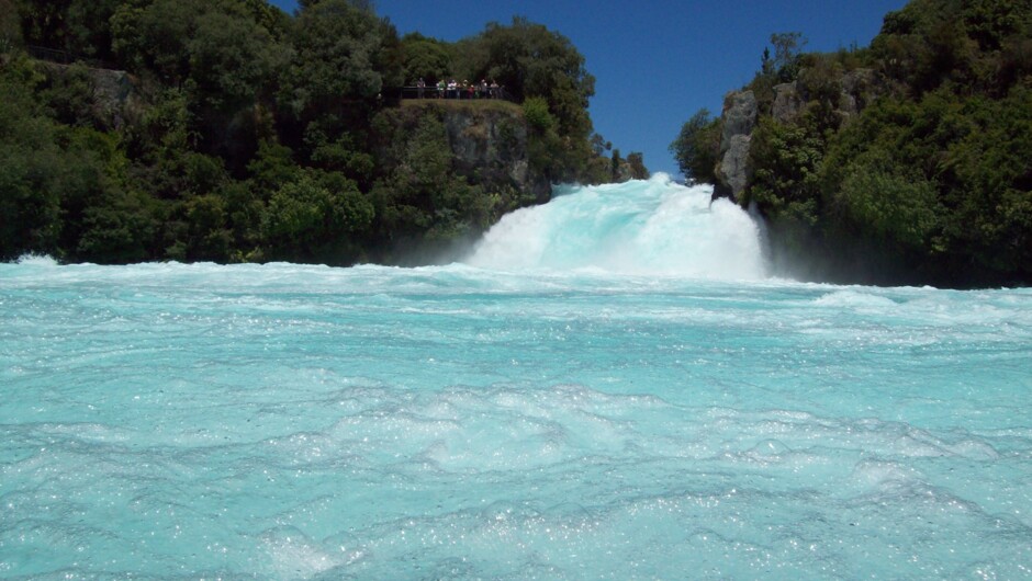 Huka Falls from the boat