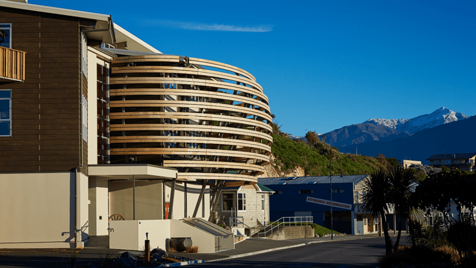 View of Kaikoura Civic Building, Museum is located on ground floor