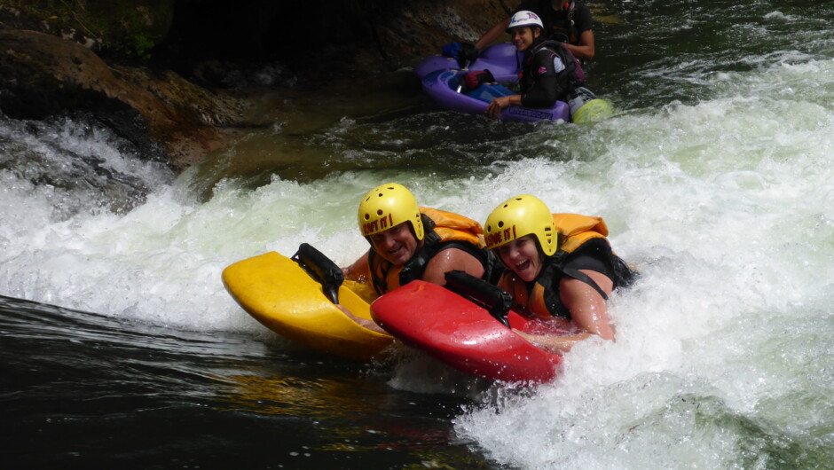 Try a 'surf' in the whitewater!