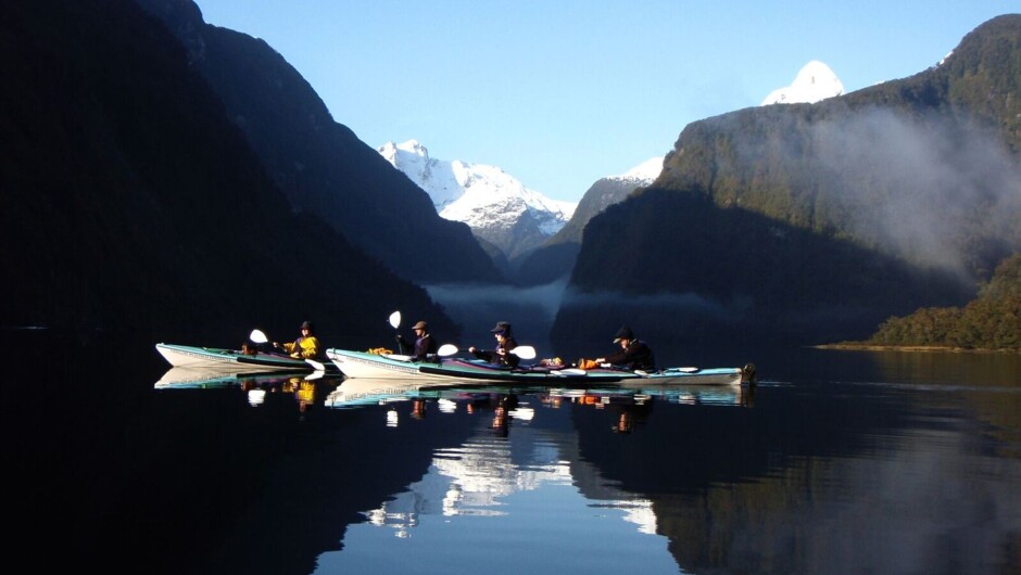 Kayaking in Doubtful Sound - Fiordland National Park